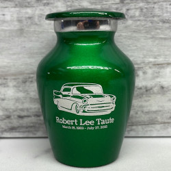 Customer Gallery - Classic Car Keepsake Urn - Shamrock Green