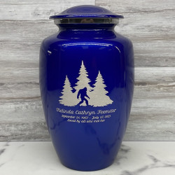 Customer Gallery - Sasquatch Cremation Urn - Midnight Blue
