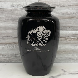 Customer Gallery - Buffalo Cremation Urn - Jet Black