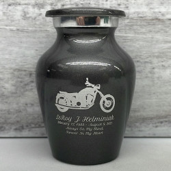 Customer Gallery - Motorcycle Keepsake Urn - Gunmetal Gray