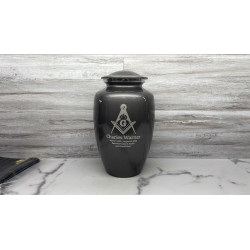 Customer Gallery - Masonic Cremation Urn - Gunmetal Gray