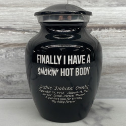 Customer Gallery - Hot Body Sharing Urn - Jet Black