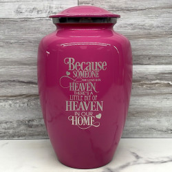 Customer Gallery - Heaven In Our Home Cremation Urn - Rose Pink
