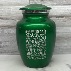 Customer Gallery - Irish Blessing Sharing Urn - Shamrock Green