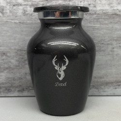 Customer Gallery - Deer Bust Keepsake Urn - Gunmetal Gray
