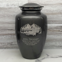 Customer Gallery - Fifth Wheel Camper Cremation Urn - Gunmetal Gray