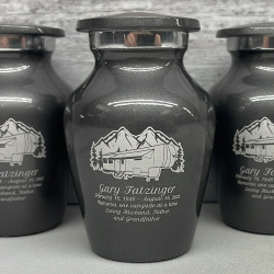 Customer Gallery - Fifth Wheel Camper Keepsake Urn - Gunmetal Gray