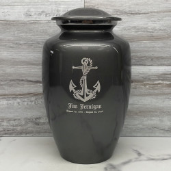 Customer Gallery - Boat Anchor Cremation Urn - Gunmetal Gray