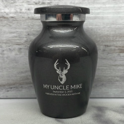 Customer Gallery - Deer Bust Keepsake Urn - Gunmetal Gray