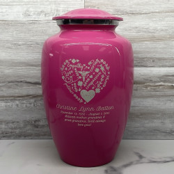 Customer Gallery - Nurse Cremation Urn - Rose Pink