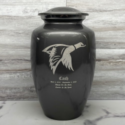 Customer Gallery - Duck Cremation Urn - Gunmetal Gray