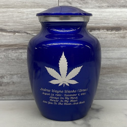 Customer Gallery - Marijuana Sharing Urn - Midnight Blue