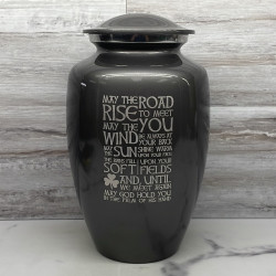 Customer Gallery - Irish Blessing Cremation Urn - Gunmetal Gray