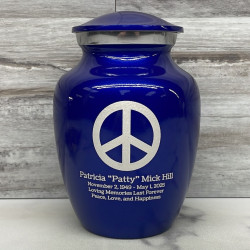 Customer Gallery - Peace Sharing Urn - Midnight Blue