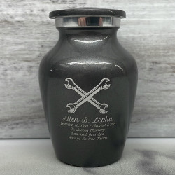 Customer Gallery - Mechanic Wrench Keepsake Urn - Gunmetal Gray