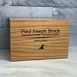 Customer Gallery - Traditions Oak Cremation Urn