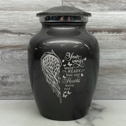 Customer Gallery - Your Wings Were Ready Sharing Urn - Gunmetal Gray