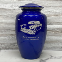 Customer Gallery - Classic Car II Cremation Urn - Midnight Blue