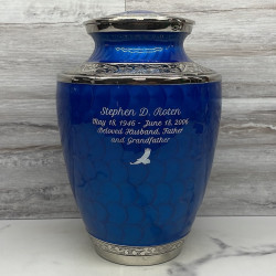 Customer Gallery - Royal Blue Cremation Urn