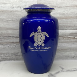 Customer Gallery - Sea Turtle Cremation Urn - Midnight Blue