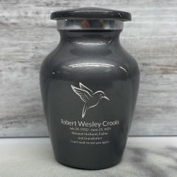 Customer Gallery - Hummingbird Keepsake Urn - Gunmetal Gray