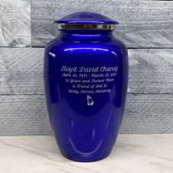 Customer Gallery - Midnight Blue Cremation Urn