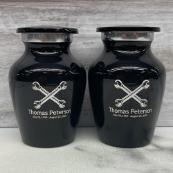 Customer Gallery - Mechanic Wrench Keepsake Urn - Jet Black