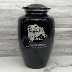 Customer Gallery - Offroad Truck Cremation Urn - Jet Black
