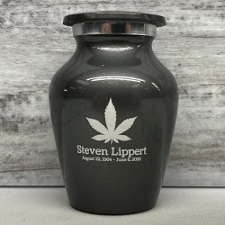 Customer Gallery - Marijuana Keepsake Urn - Gunmetal Gray