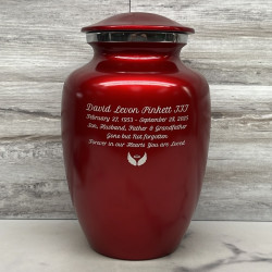 Customer Gallery - Ruby Red Large Cremation Urn