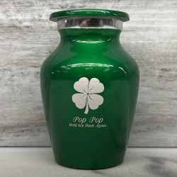 Customer Gallery - 4 Leaf Clover Keepsake Urn - Shamrock Green