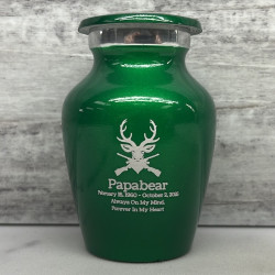 Customer Gallery - Deer Hunter Keepsake Urn - Shamrock Green