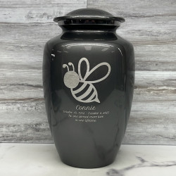 Customer Gallery - Bee Cremation Urn - Gunmetal Gray
