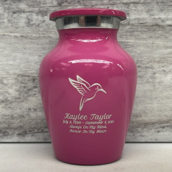 Customer Gallery - Hummingbird Keepsake Urn - Rose Pink