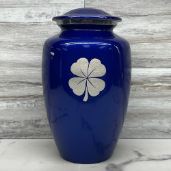 Customer Gallery - 4 Leaf Clover Cremation Urn - Midnight Blue