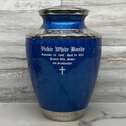 Customer Gallery - Royal Blue Cremation Urn