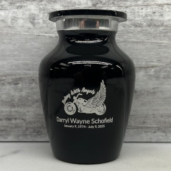 Customer Gallery - Riding with Angels Motorcycle Keepsake Urn - Jet Black