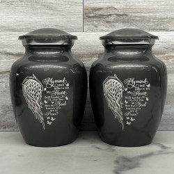 Customer Gallery - At Peace Sharing Urn - Gunmetal Gray
