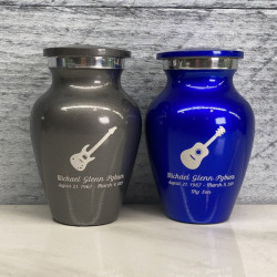 Customer Gallery - Electric Guitar Keepsake Urn - Gunmetal Gray