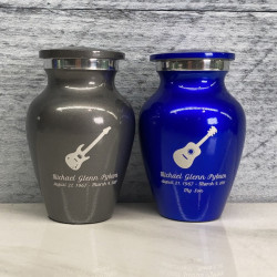 Customer Gallery - Acoustic Guitar Keepsake Urn - Midnight Blue
