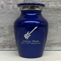 Customer Gallery - Electric Guitar Keepsake Urn - Midnight Blue