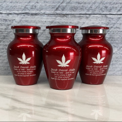 Customer Gallery - Marijuana Keepsake Urn - Ruby Red