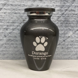 Customer Gallery - Keepsake Angel Paw Pet Cremation Urn - Gunmetal Gray