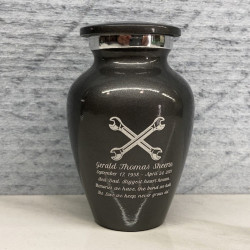 Customer Gallery - Mechanic Wrench Keepsake Urn - Gunmetal Gray