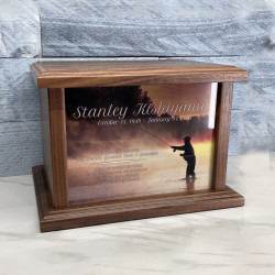 Customer Gallery - Fisherman III Cremation Urn - Prestige Walnut