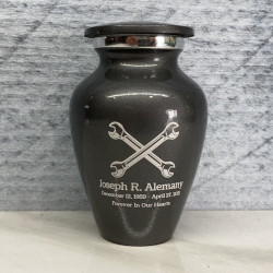 Customer Gallery - Mechanic Wrench Keepsake Urn - Gunmetal Gray