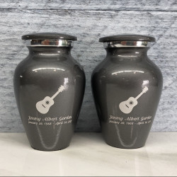 Customer Gallery - Acoustic Guitar Keepsake Urn - Gunmetal Gray