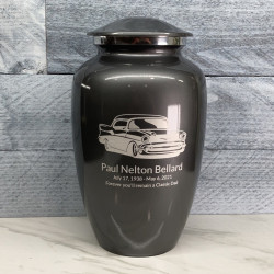 Customer Gallery - Classic Car Cremation Urn - Gunmetal Gray