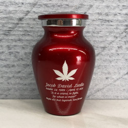 Customer Gallery - Marijuana Keepsake Urn - Ruby Red