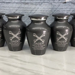 Customer Gallery - Mechanic Wrench Keepsake Urn - Gunmetal Gray